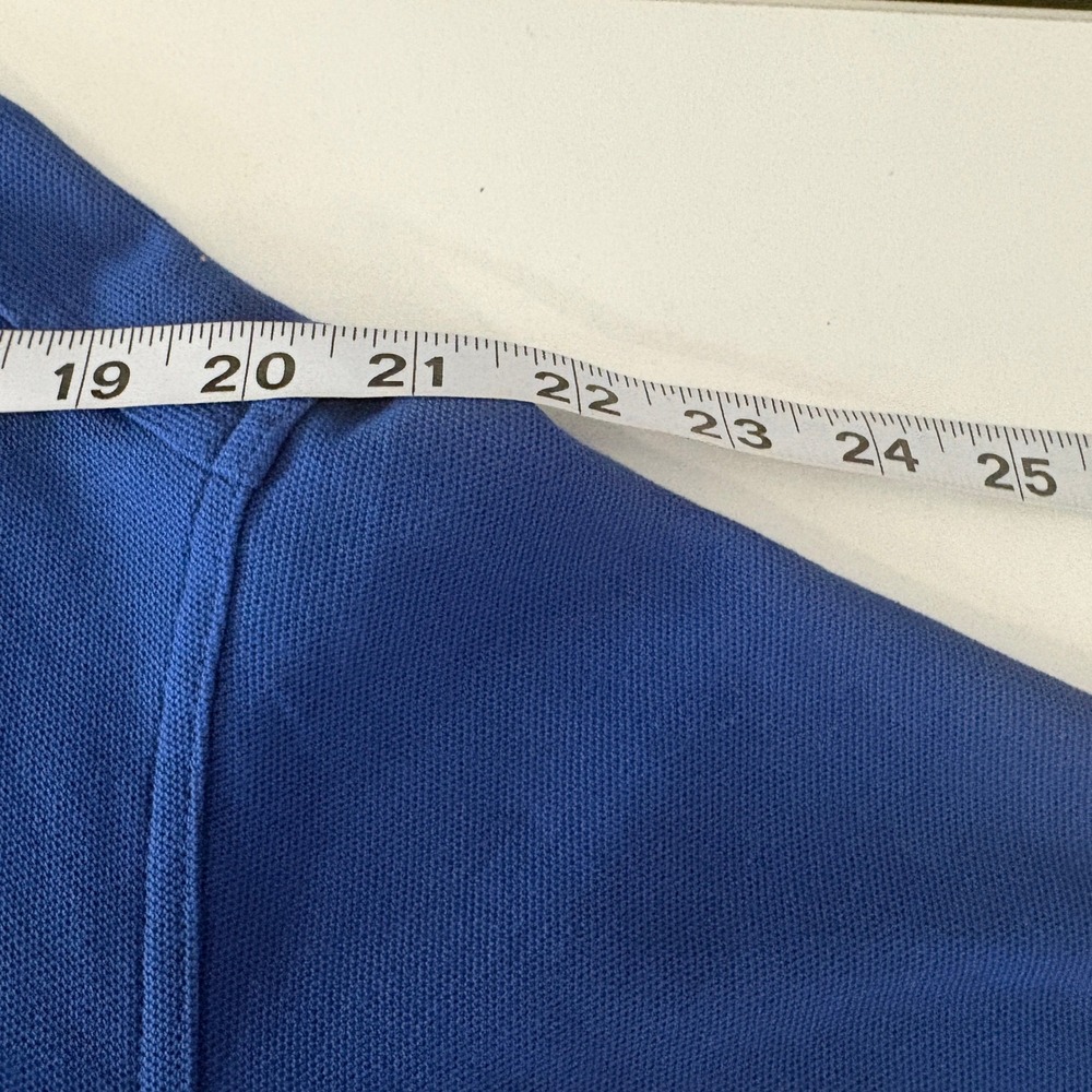 Duluth Trading Co Mens Blue Short Sleeve Pocket Polo Shirt XL Cotton Pique - Picture 5 of 8